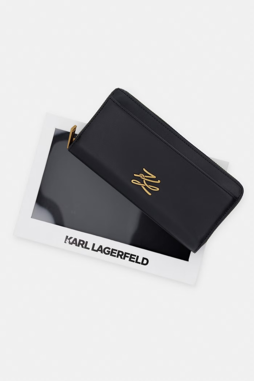 Karl Lagerfeld peňaženka dámska kožená K/AUTOGRAPH