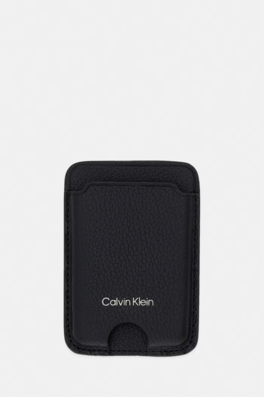 Calvin Klein Θήκη για κάρτες ανδρική δερμάτινη
