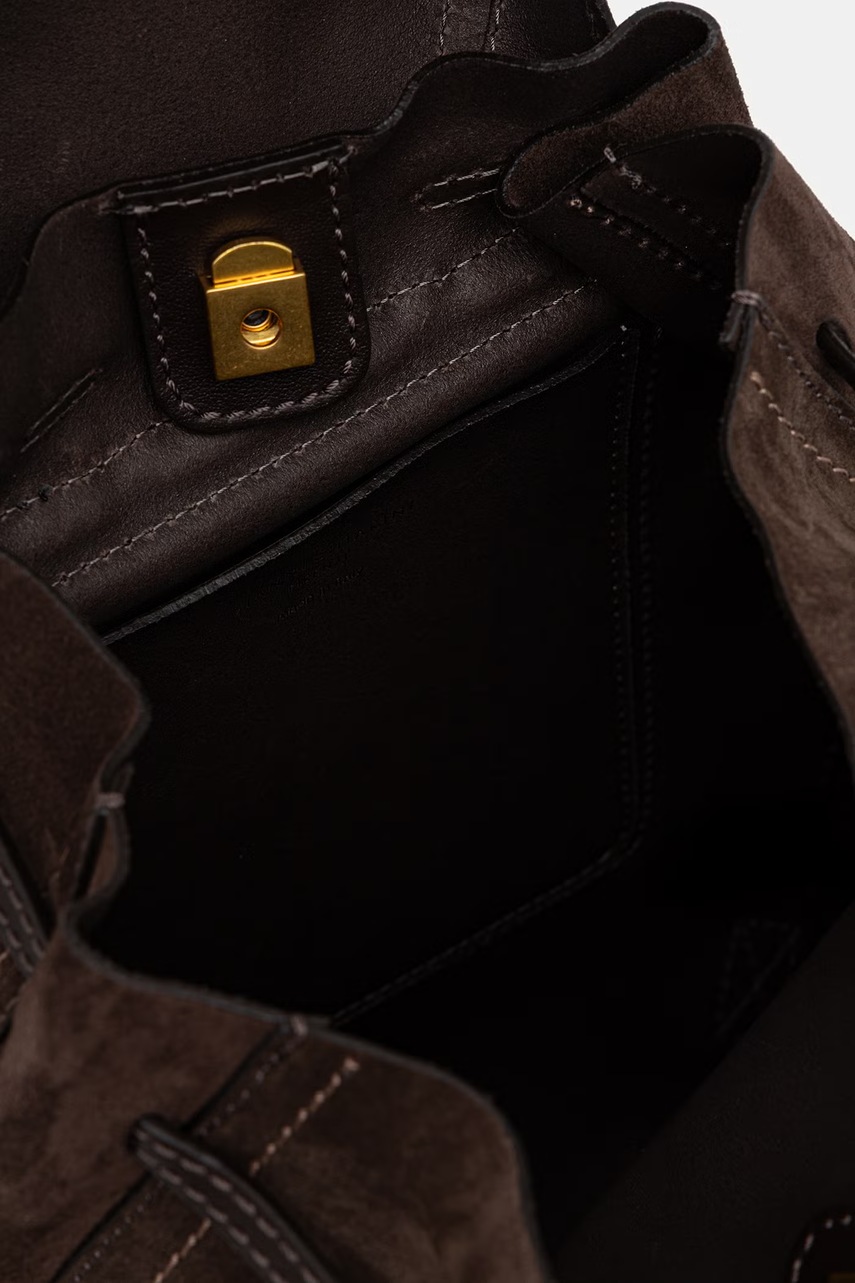 Gianni Chiarini Gianni Chiarini σακίδιο γυναικείο δερμάτινο σουέτ VIOLETTE - 5