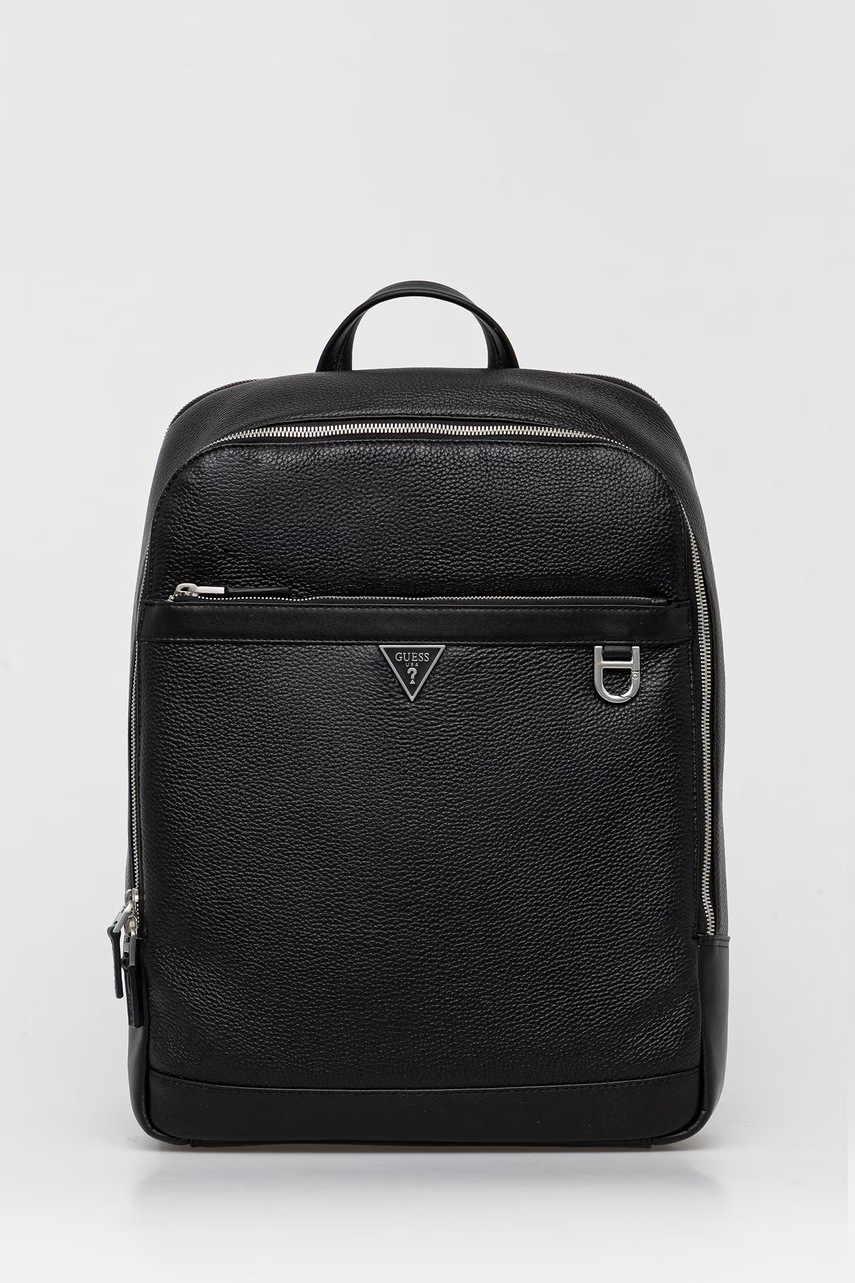 Levně Kožený batoh Guess MONACO