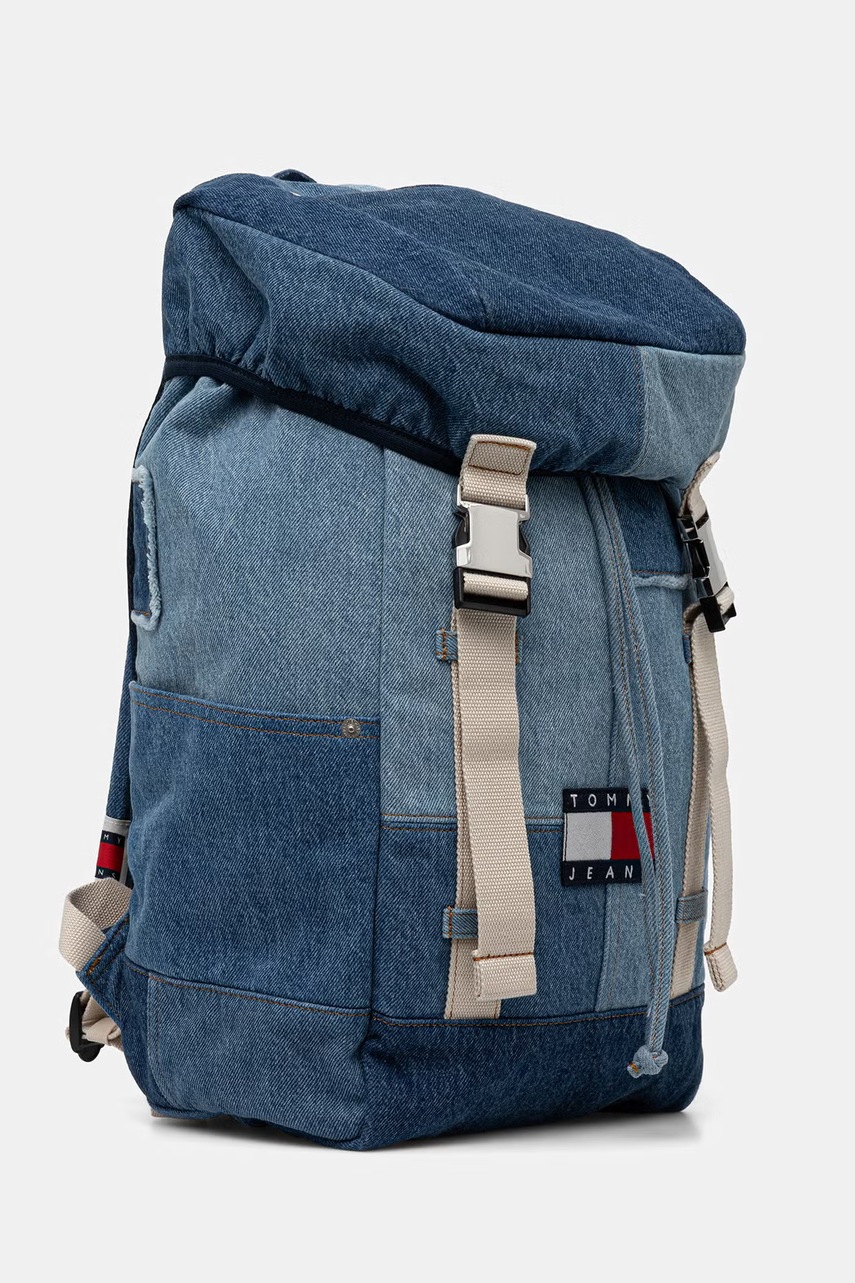 Tommy Jeans dámsky cestovný ruksak do kabíny rifľový