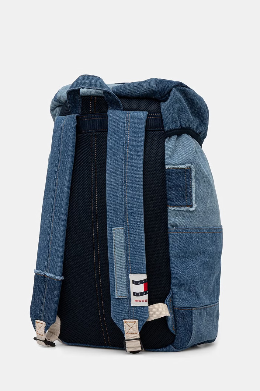Tommy Jeans dámsky cestovný ruksak do kabíny rifľový
