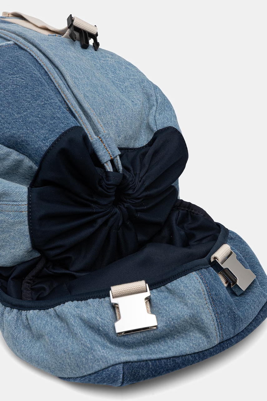 Tommy Jeans dámsky cestovný ruksak do kabíny rifľový