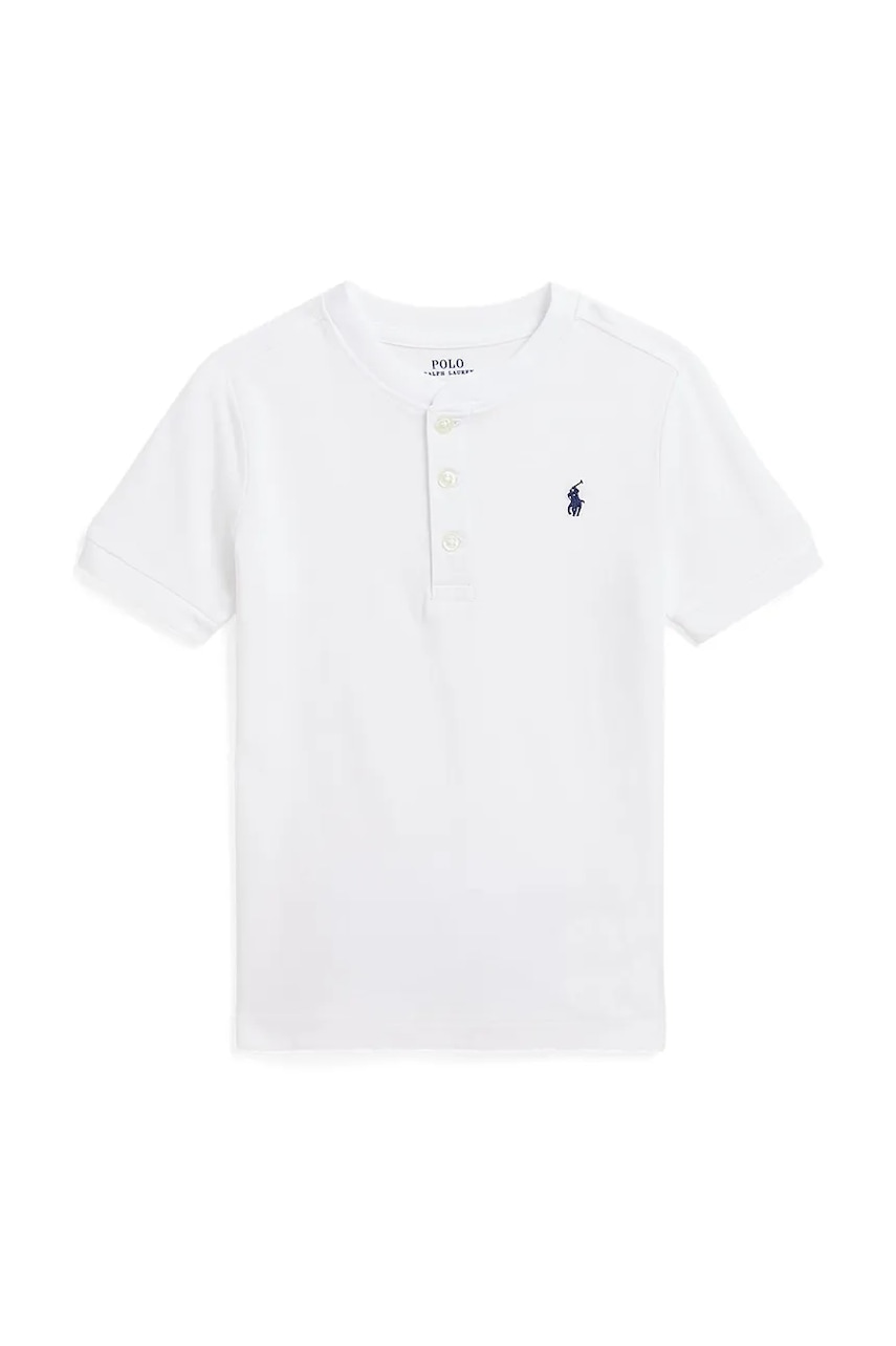 Detská bavlnená polokošeľa Polo Ralph Lauren