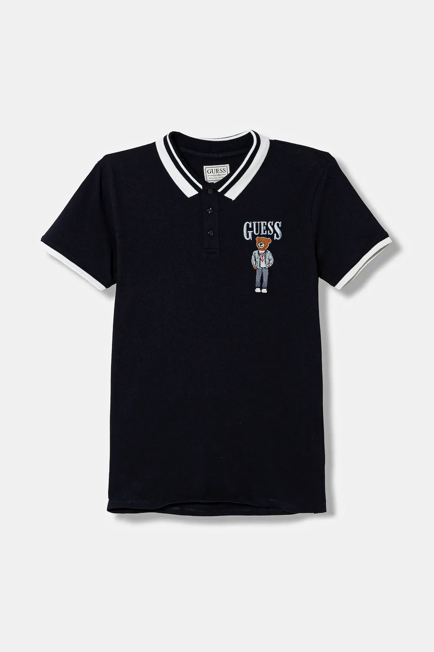 Bavlnené polo tričko Guess