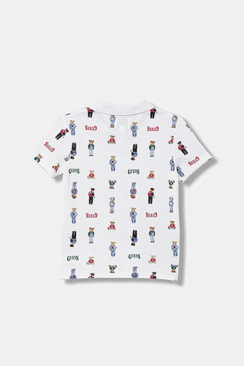 Детское хлопковое поло Guess