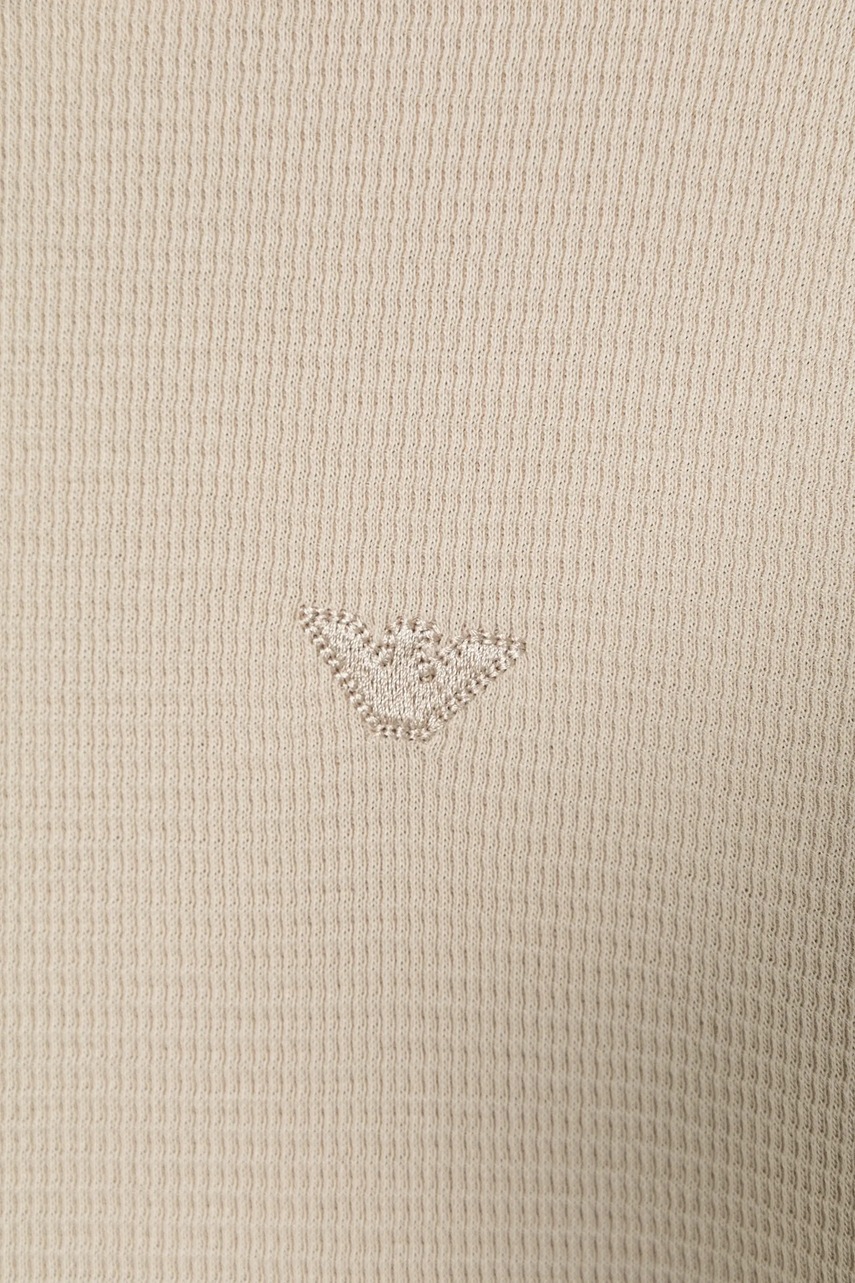 Detská bavlnená polokošeľa Emporio Armani
