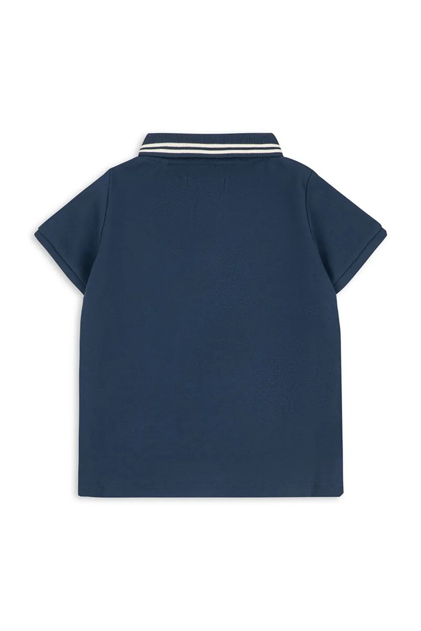 Detská bavlnená polokošeľa Konges Sløjd FLORIAN POLO SHIRT GOTS