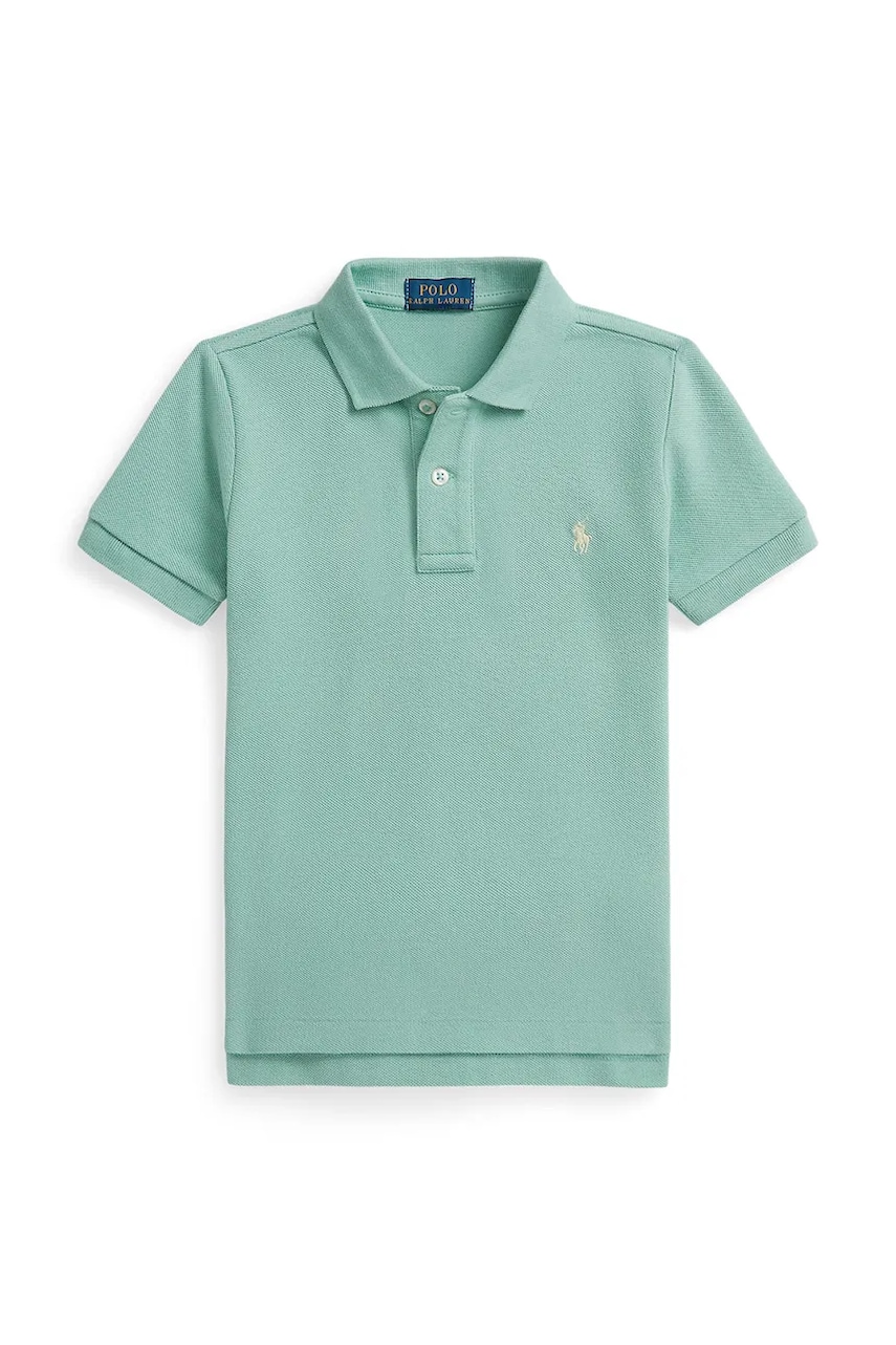 Detská bavlnená polokošeľa Polo Ralph Lauren