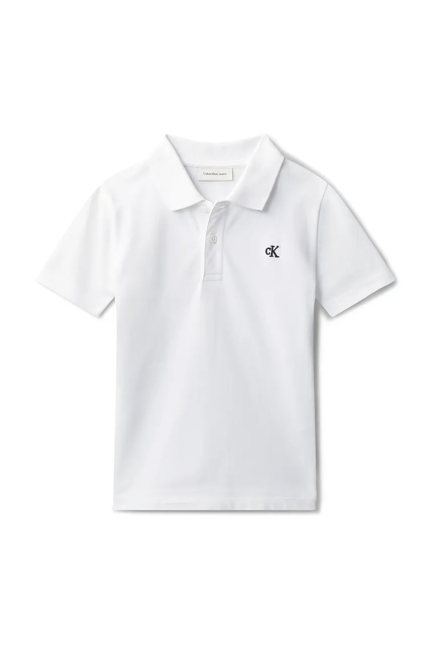 Calvin Klein Jeans polo tričko detské bavlnené