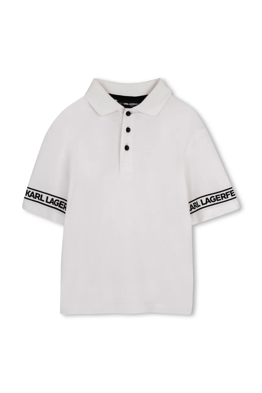 Karl Lagerfeld polo tričko detské bavlnené