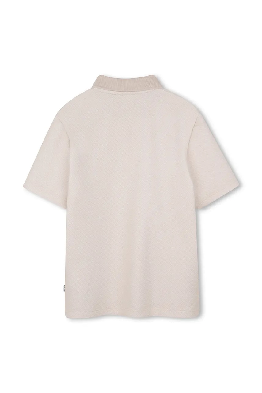 Детское хлопковое поло BOSS Детское хлопковое поло BOSS