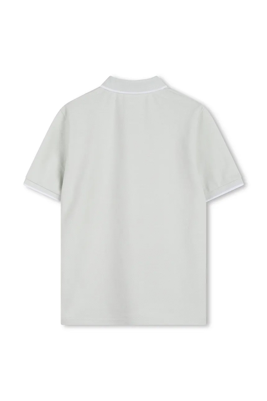 Детское хлопковое поло BOSS