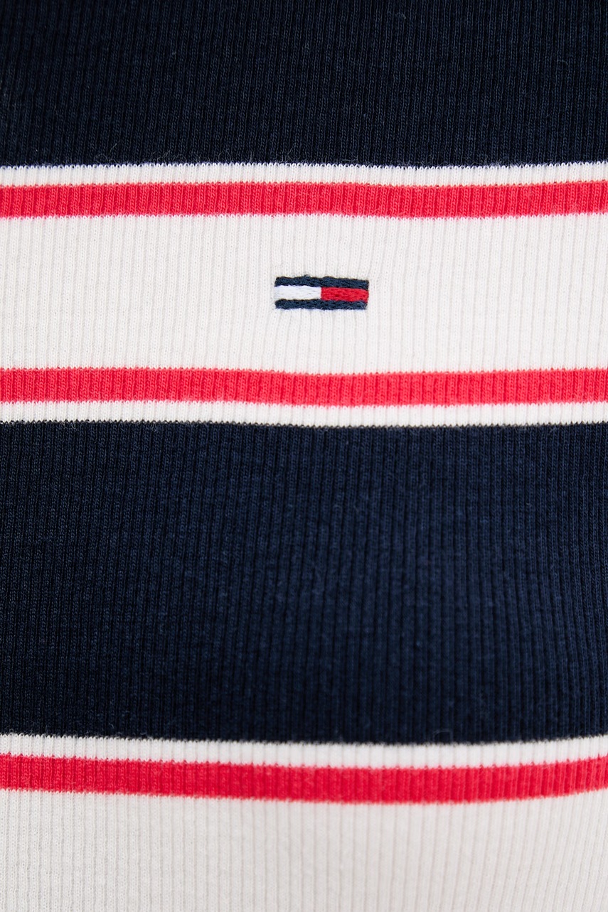 Tommy Jeans polo tričko dámske bavlnené s elastanom