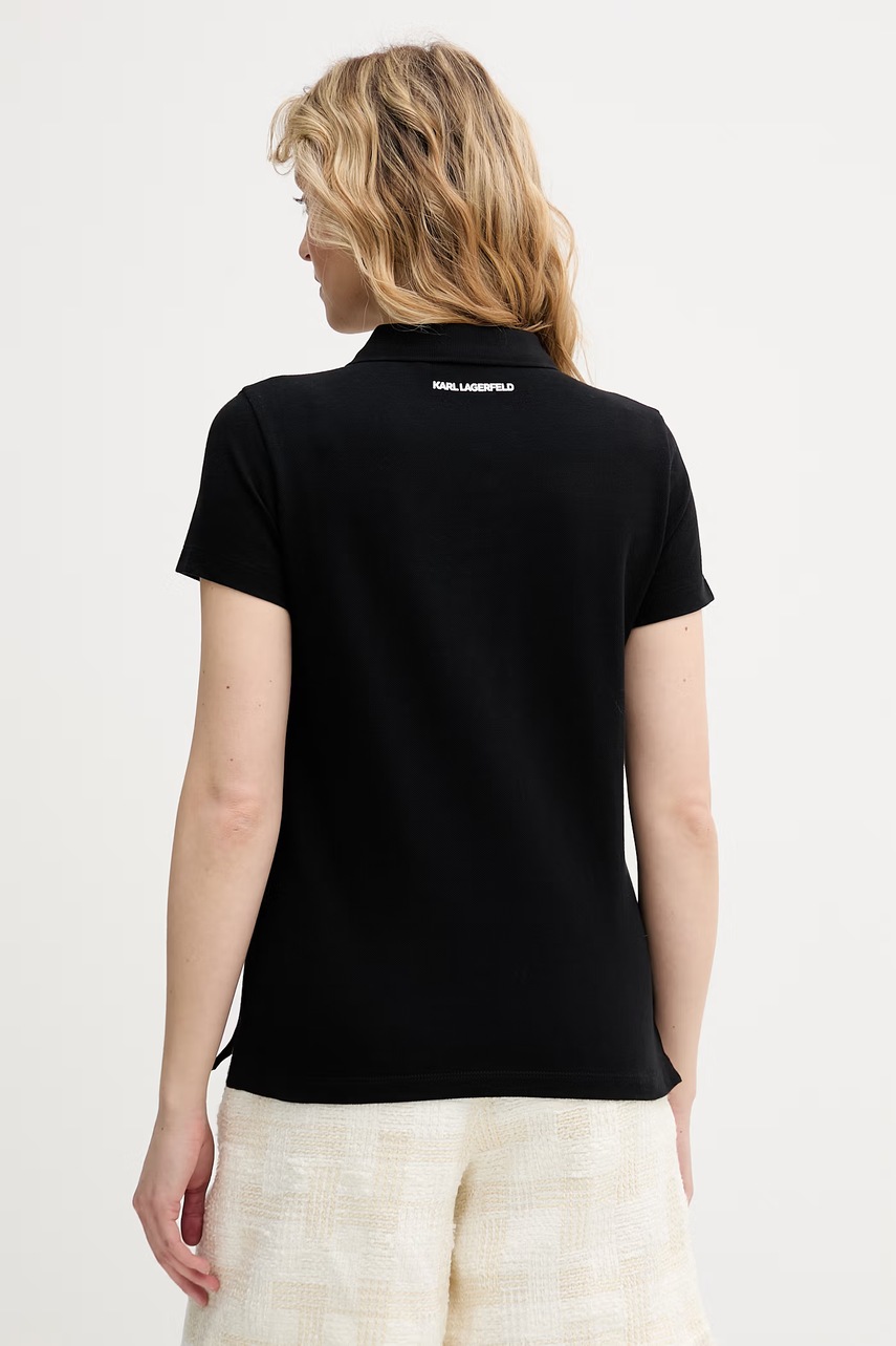 Karl Lagerfeld polo tričko dámske bavlnené IKON