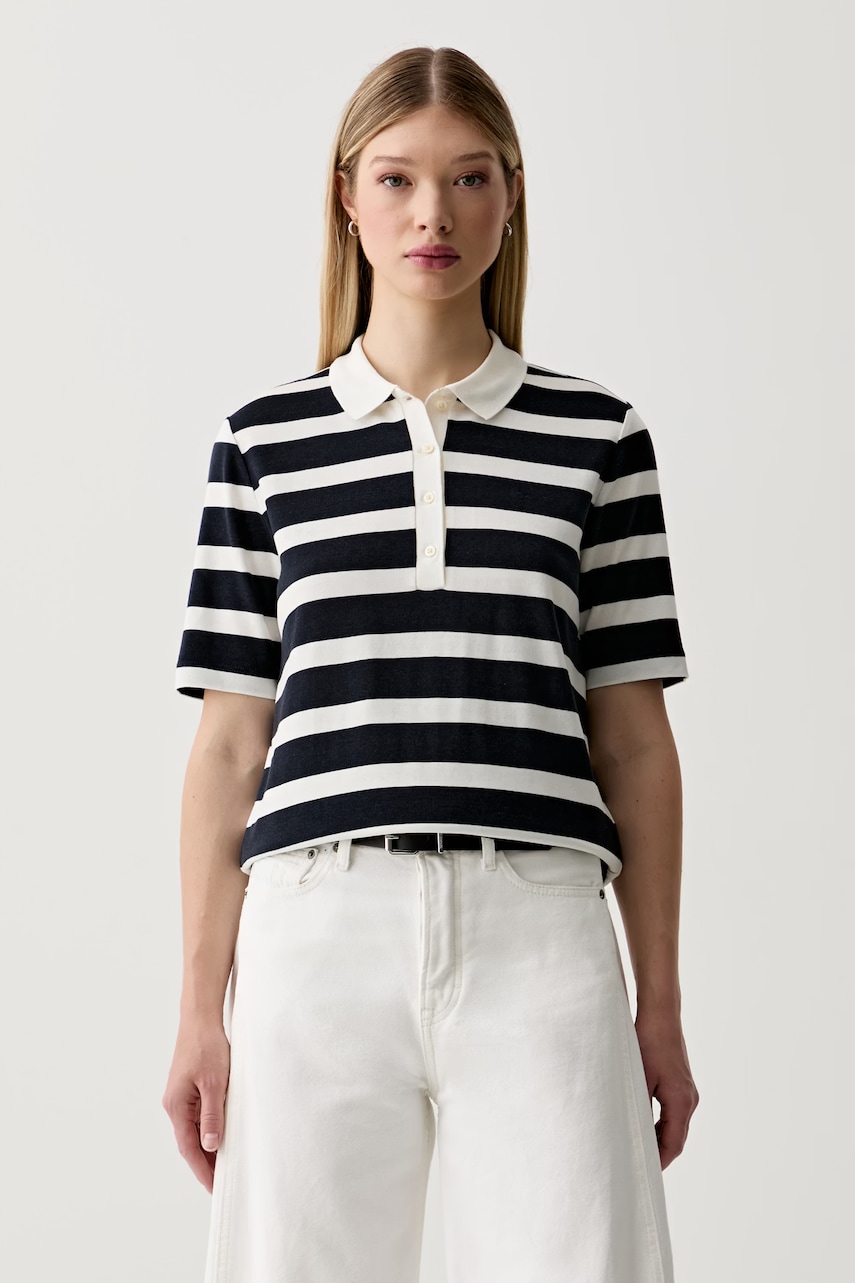 Gant polo damskie z lyocellem
