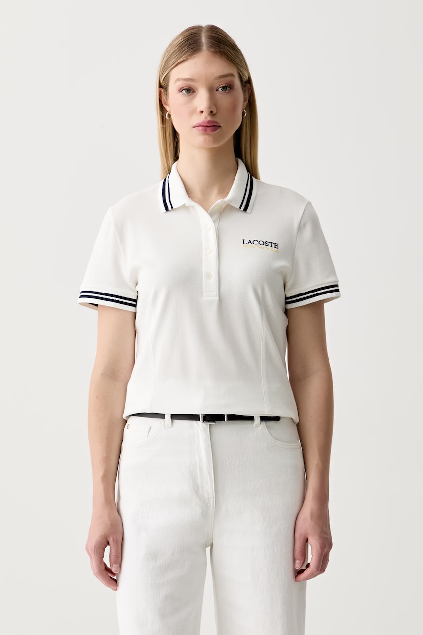 Lacoste polo tričko dámske s bavlnou