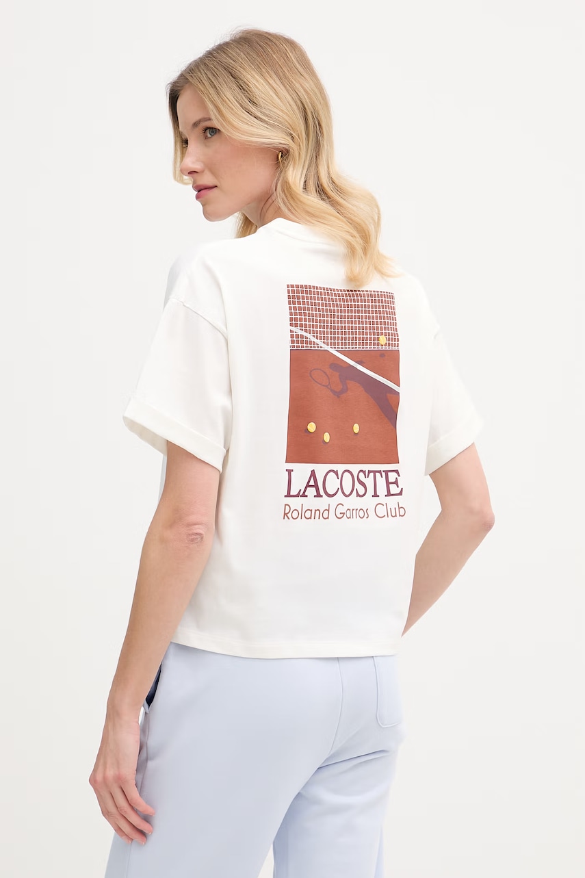 Lacoste tricou pentru femei, din bumbac