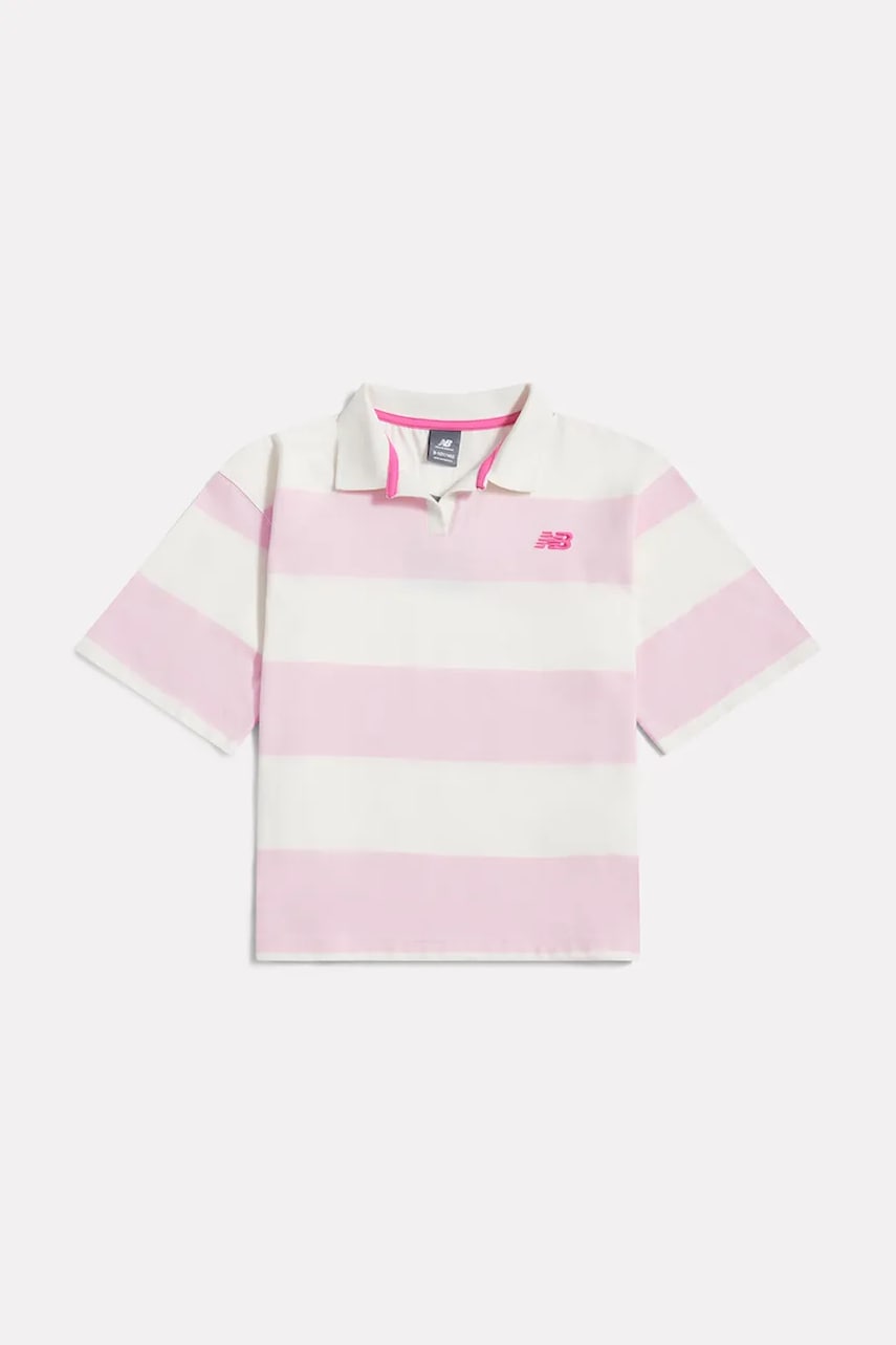 New Balance detské bavlnené polo tričko