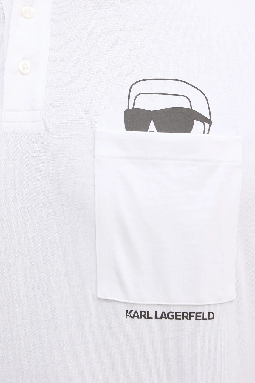 Bavlnené polo tričko Karl Lagerfeld