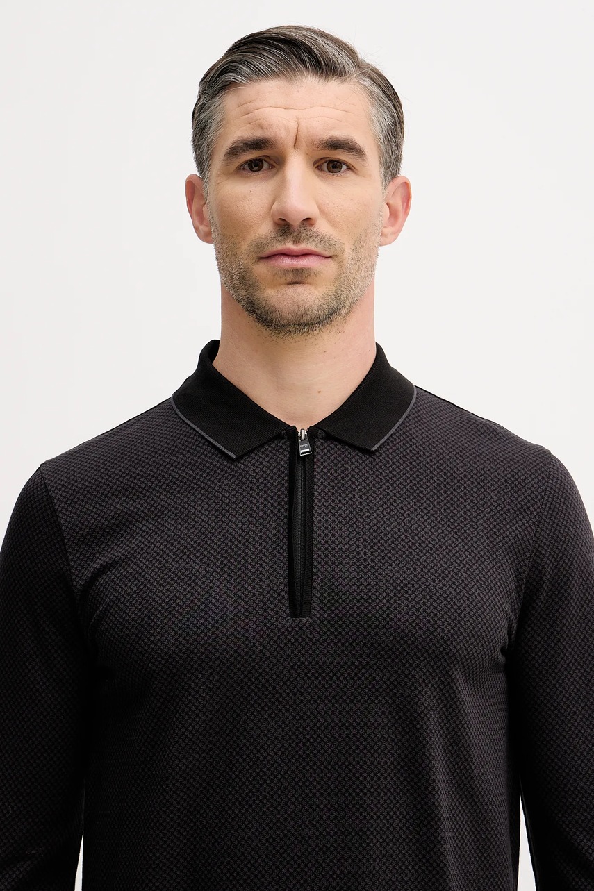 Bavlněné tričko s dlouhým rukávem BOSS H-Peduzzi 06 (obrázek 4)