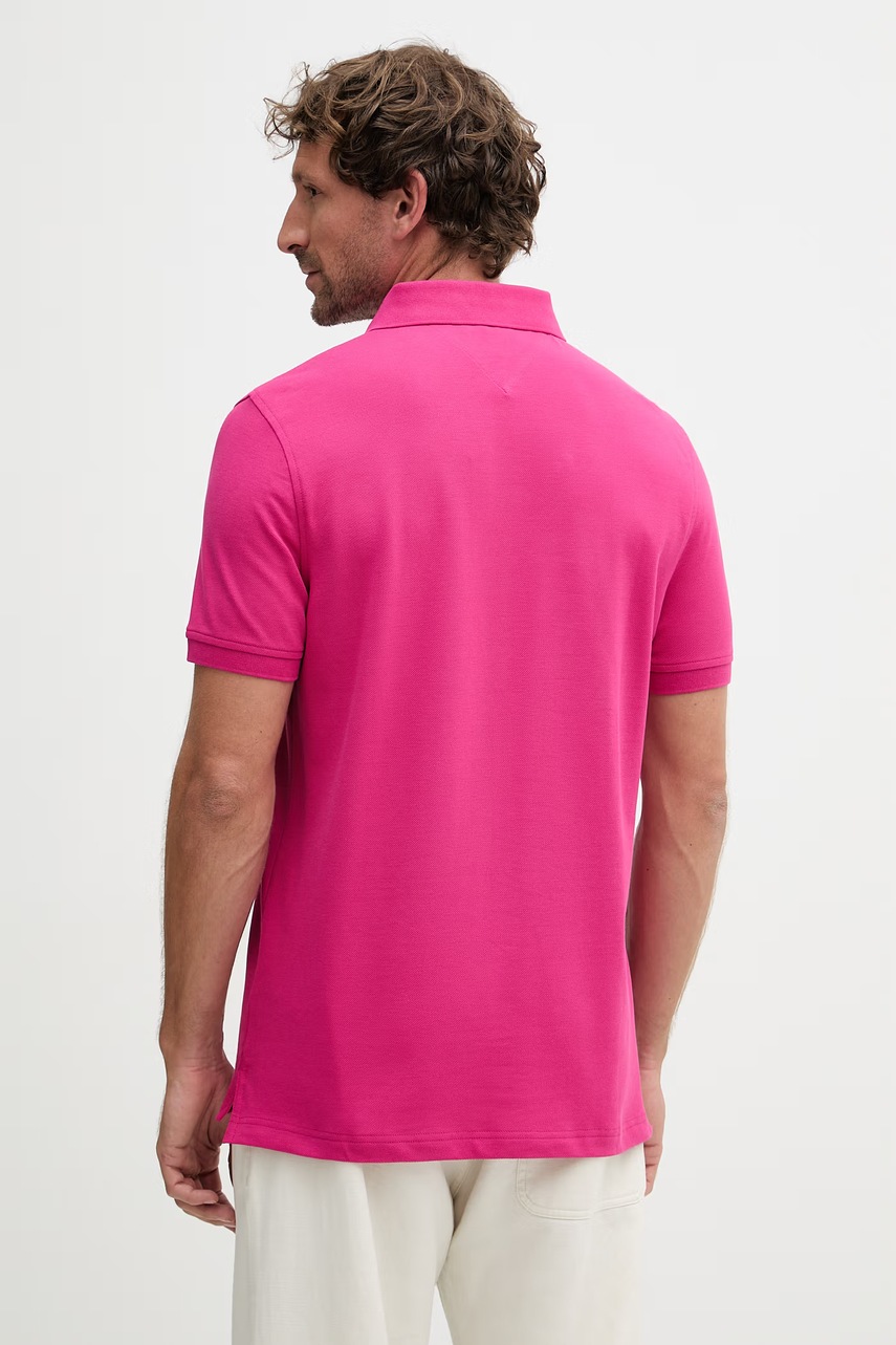 Tommy Hilfiger polo tričko pánske bavlnené s elastanom