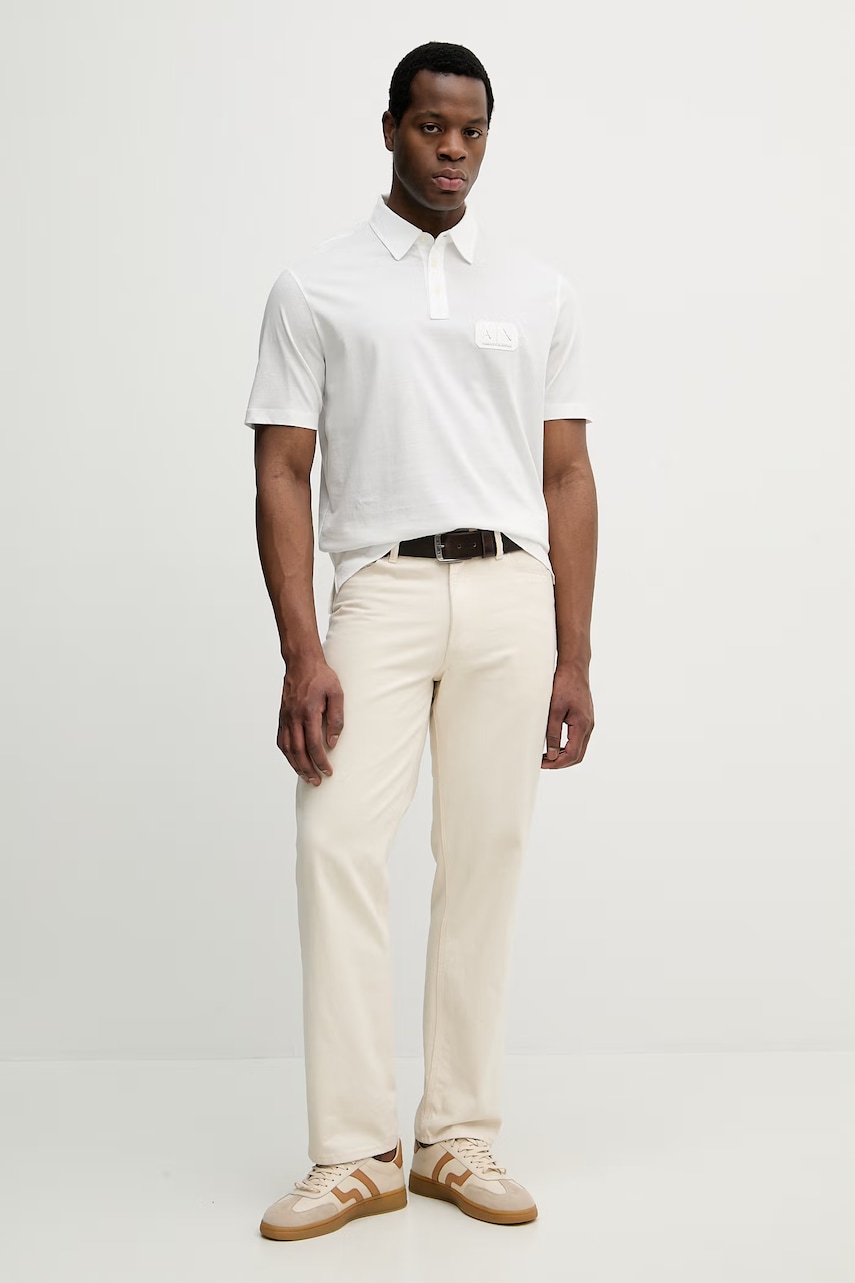 Bavlnené polo tričko Armani Exchange