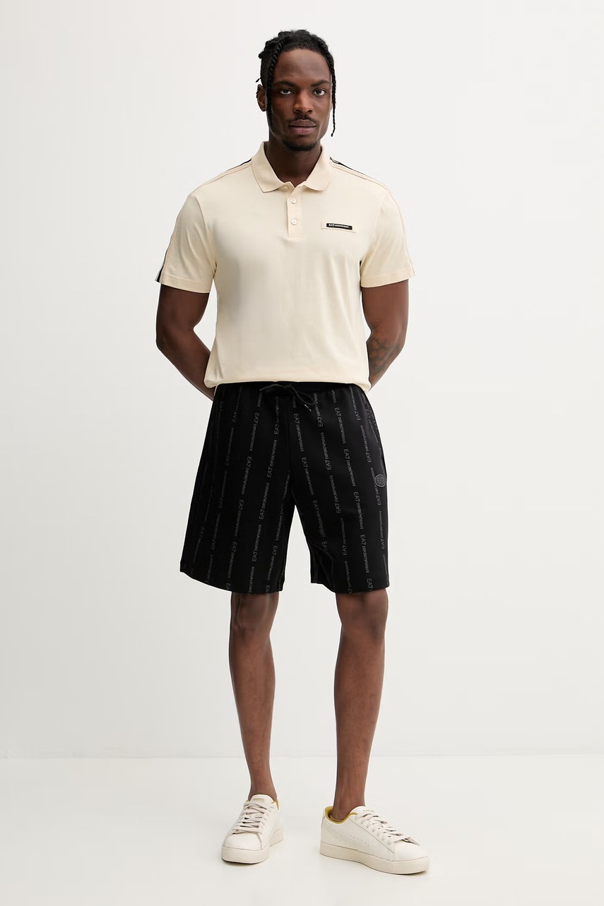 Pánske bavlnené tričko EA7 Emporio Armani
