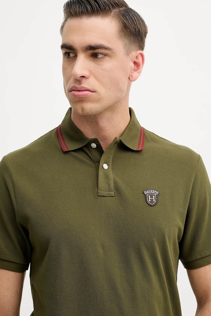 Bavlnené polo tričko Hackett London