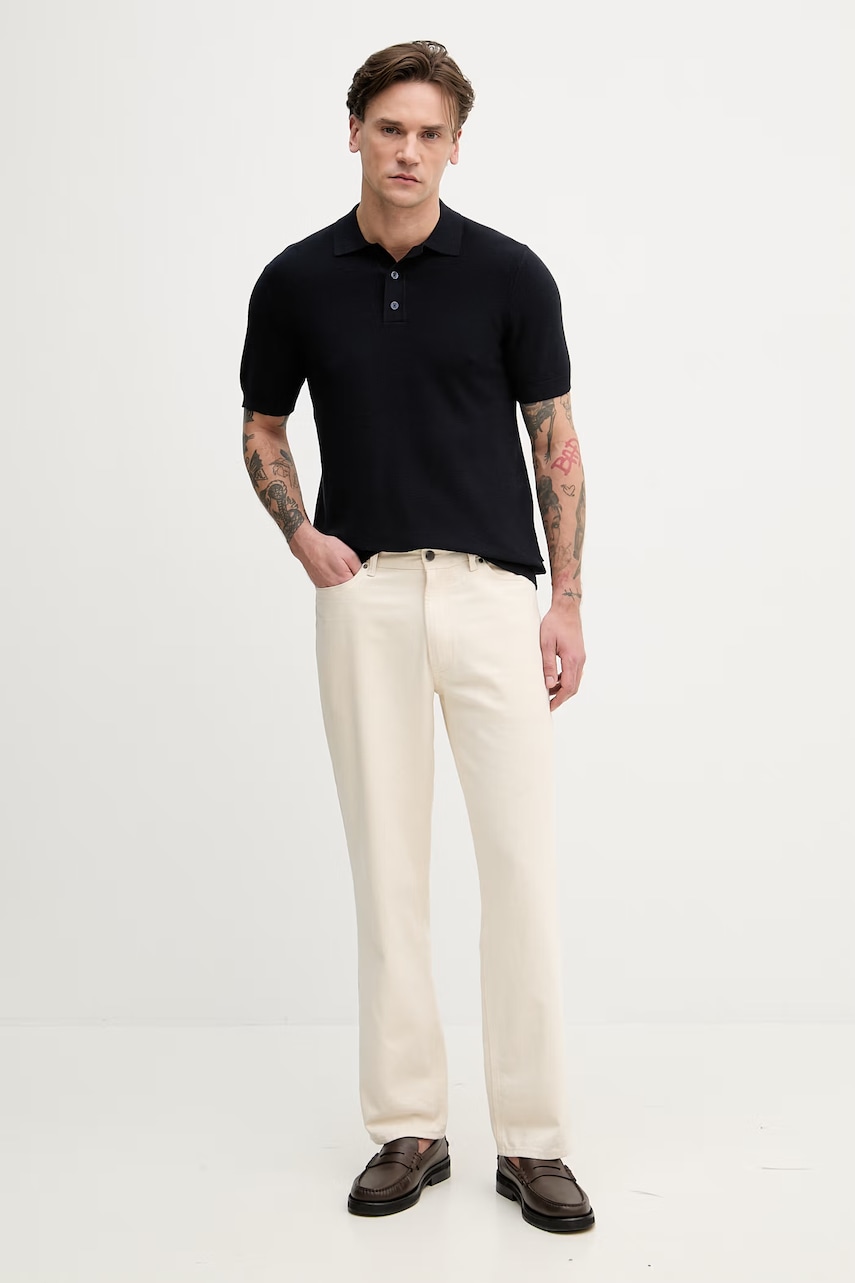 Hackett London polo tričko pánske s bavlnou