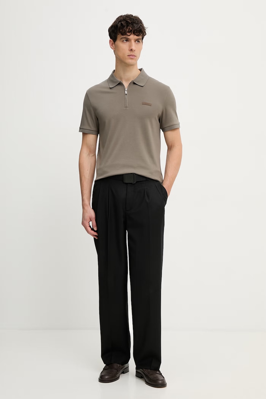 Calvin Klein Polo tričko pánske bavlnené