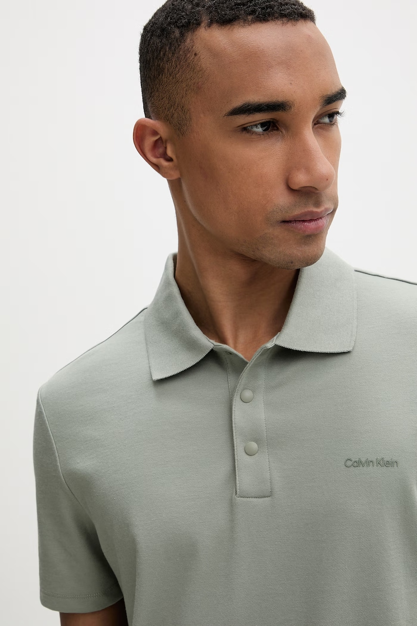 Calvin Klein polo tričko pánske s bavlnou