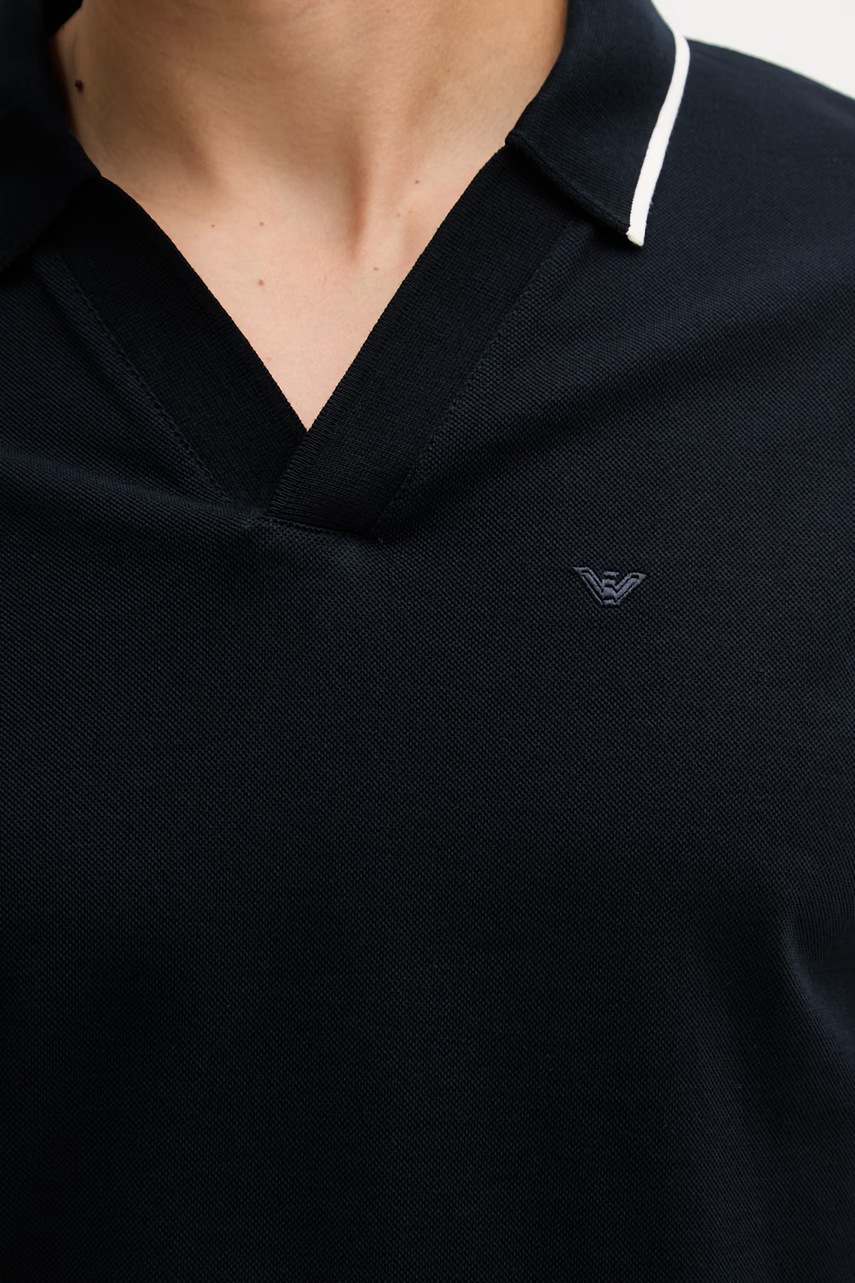 Bavlněné polo tričko Emporio Armani (obrázek 5)