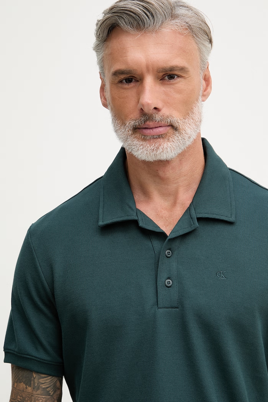Calvin Klein Jeans polo tričko pánske bavlnené