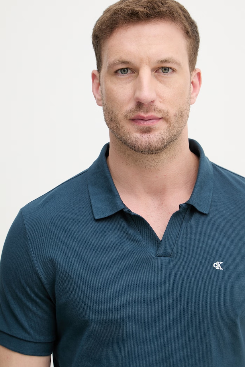 Calvin Klein Jeans polo tričko pánske bavlnené