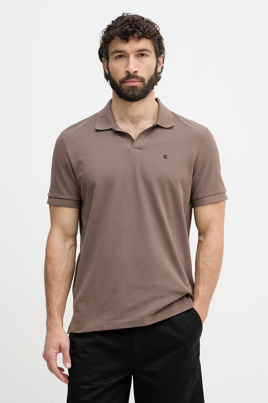 Ανδρικές μπλούζες calvin klein jeans σε καφε