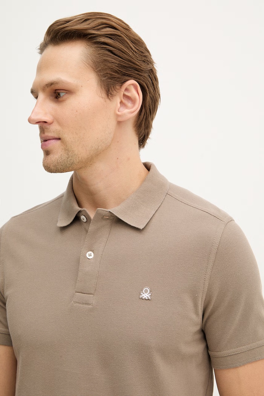 Bavlněné polo tričko United Colors of Benetton (obrázek 4)