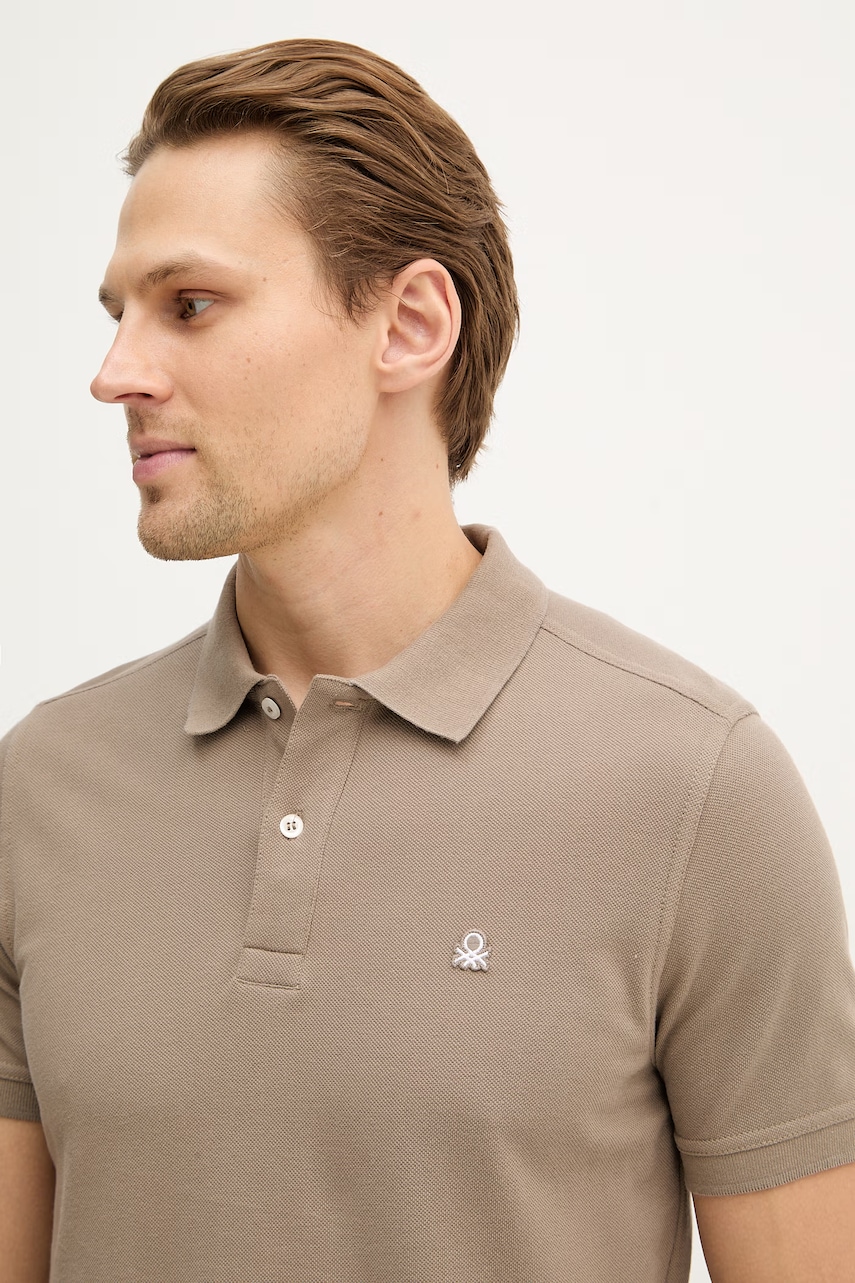 Bavlnené polo tričko United Colors of Benetton
