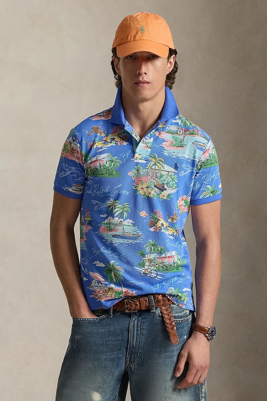 Βαμβακερό μπλουζάκι πόλο Polo Ralph Lauren