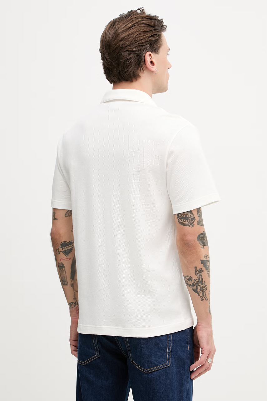 Lacoste polo tričko pánske s prímesou ľanu