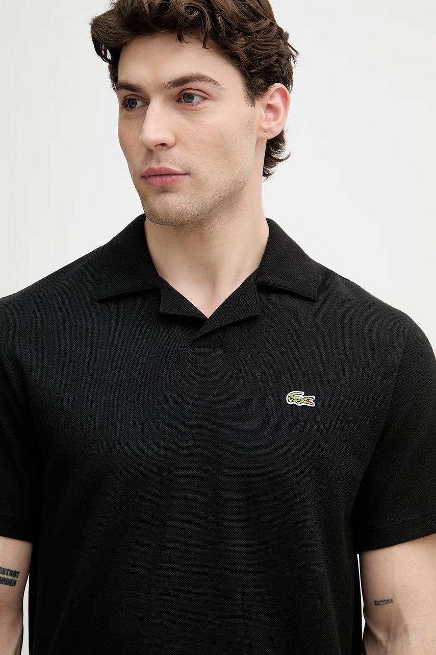 Lacoste polo tričko pánske s prímesou ľanu
