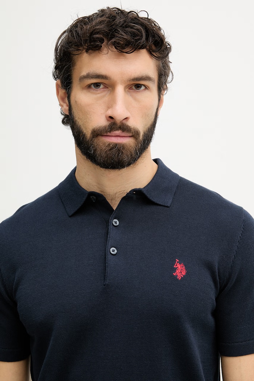 U.S. Polo Assn. polo tričko pánske bavlnené COMBED SS