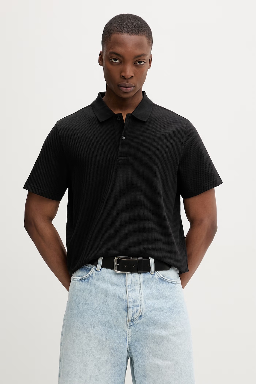 Tommy Jeans πόλο ανδρικό με βαμβάκι