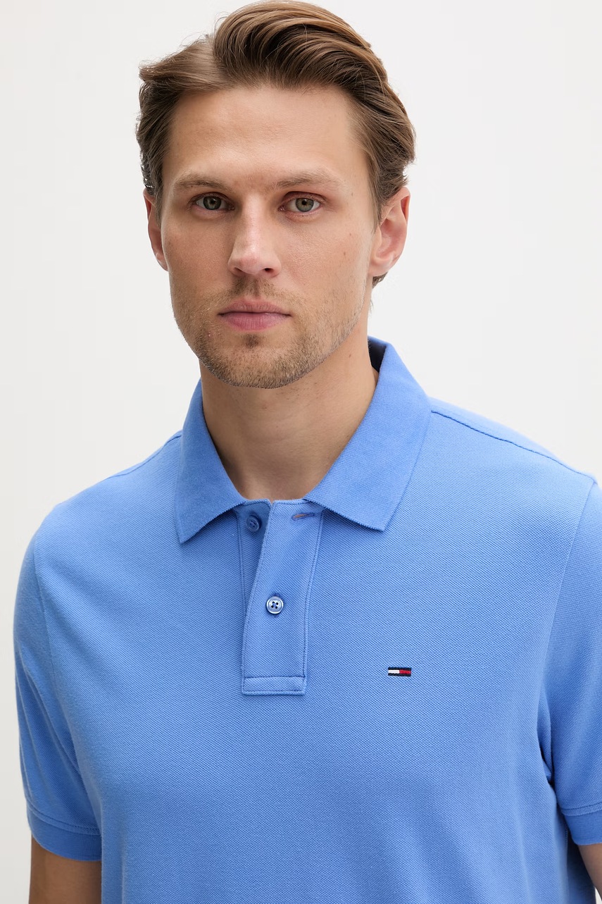 Tommy Jeans polo tričko pánske bavlnené