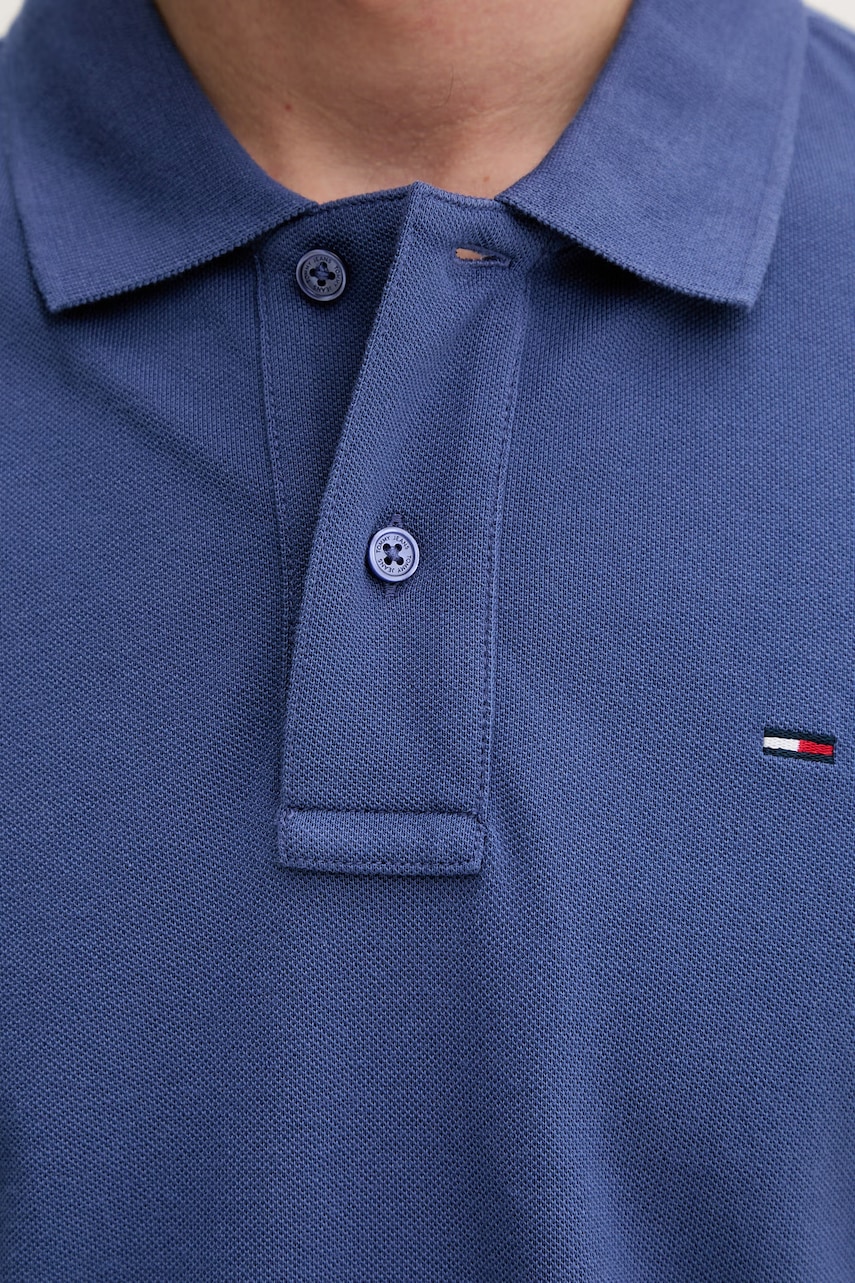Tommy Jeans polo tričko pánske bavlnené