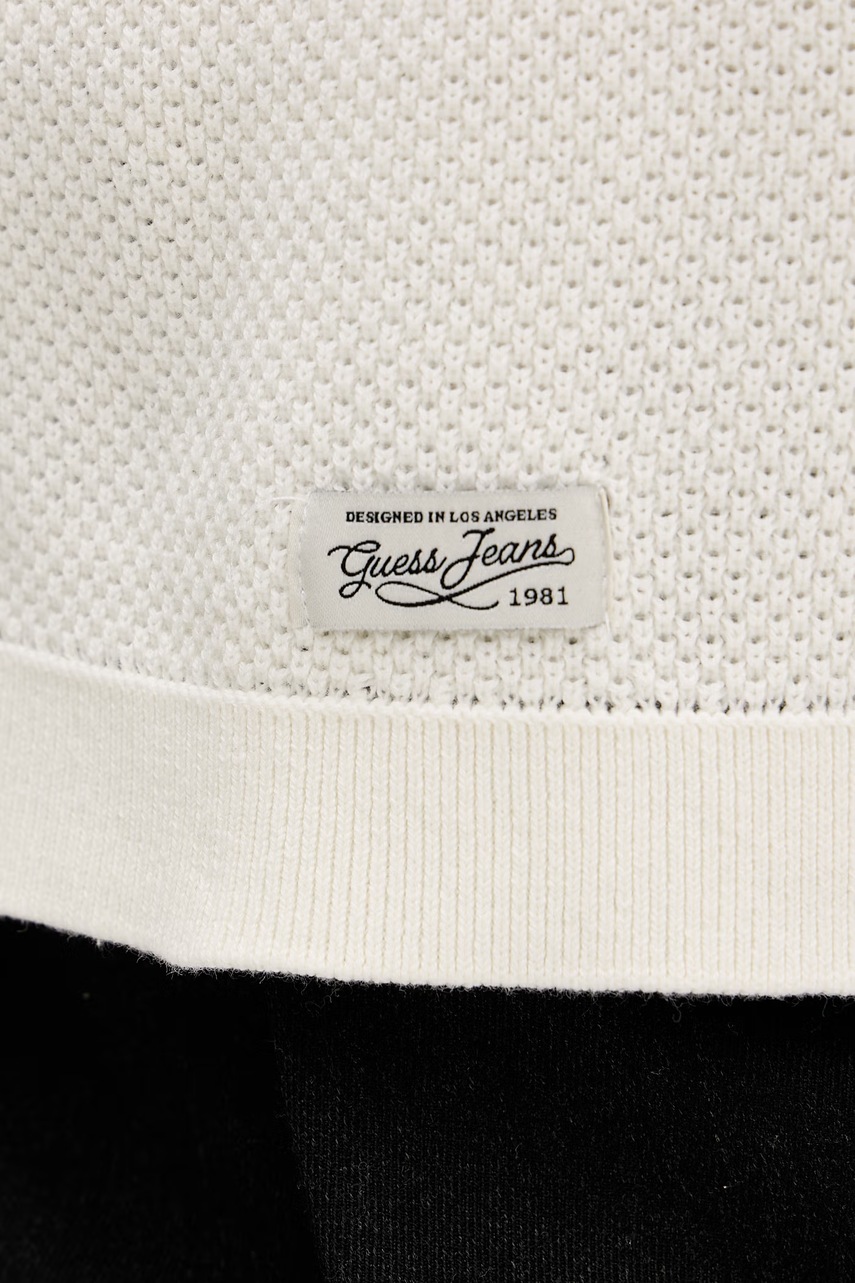 Guess Jeans πόλο ανδρικό βαμβακερό φωτογραφία