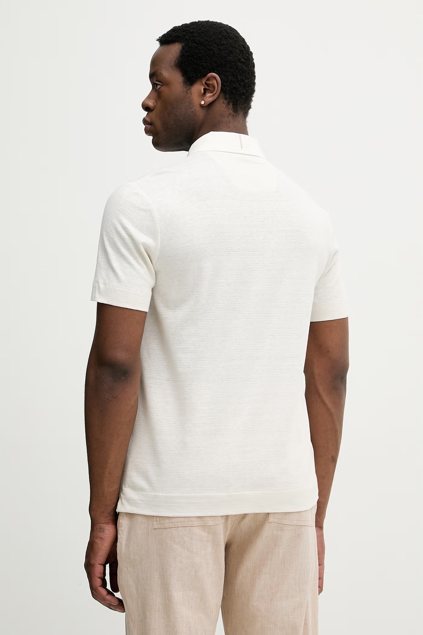 BOSS polo pánské se lnem BOSS X ASTON MARTIN (obrázek 3)