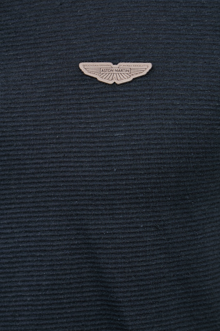 BOSS polo tričko pánske s ľanom BOSS X ASTON MARTIN