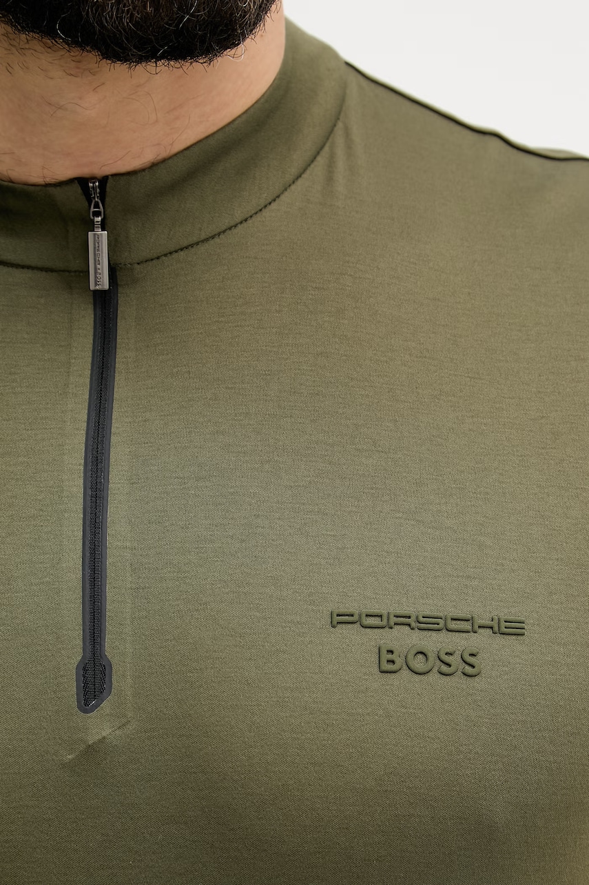 BOSS Green tričko pánsky bavlnený BOSS X PORSCHE