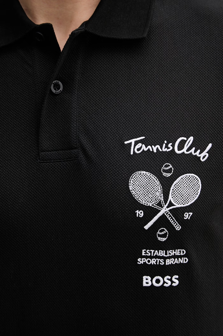 Bavlnené polo tričko BOSS Green